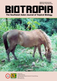 BIOTROPIA The South Asian Journal of Tropical Biology