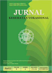 Jurnal Kesehatan Vokasional