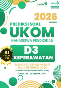 Image of Prediksi soal UKOM Mahasiswa Pendidikan D.3 Keperawatan 2026